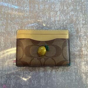 Coach card holder